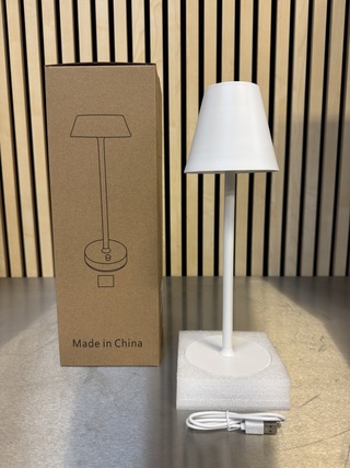 Ca. 21x Design tafellamp dimbaar en oplaadbaar usb-c, wit